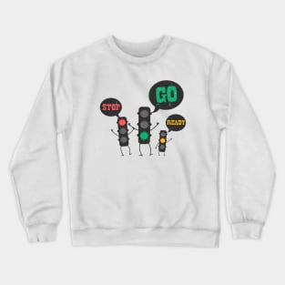 Funny Traffic Signs Crewneck Sweatshirt